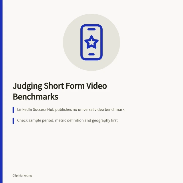 Card on judging short form video benchmark research and UK data rules. Where can you find reliable short form video benchmark research?