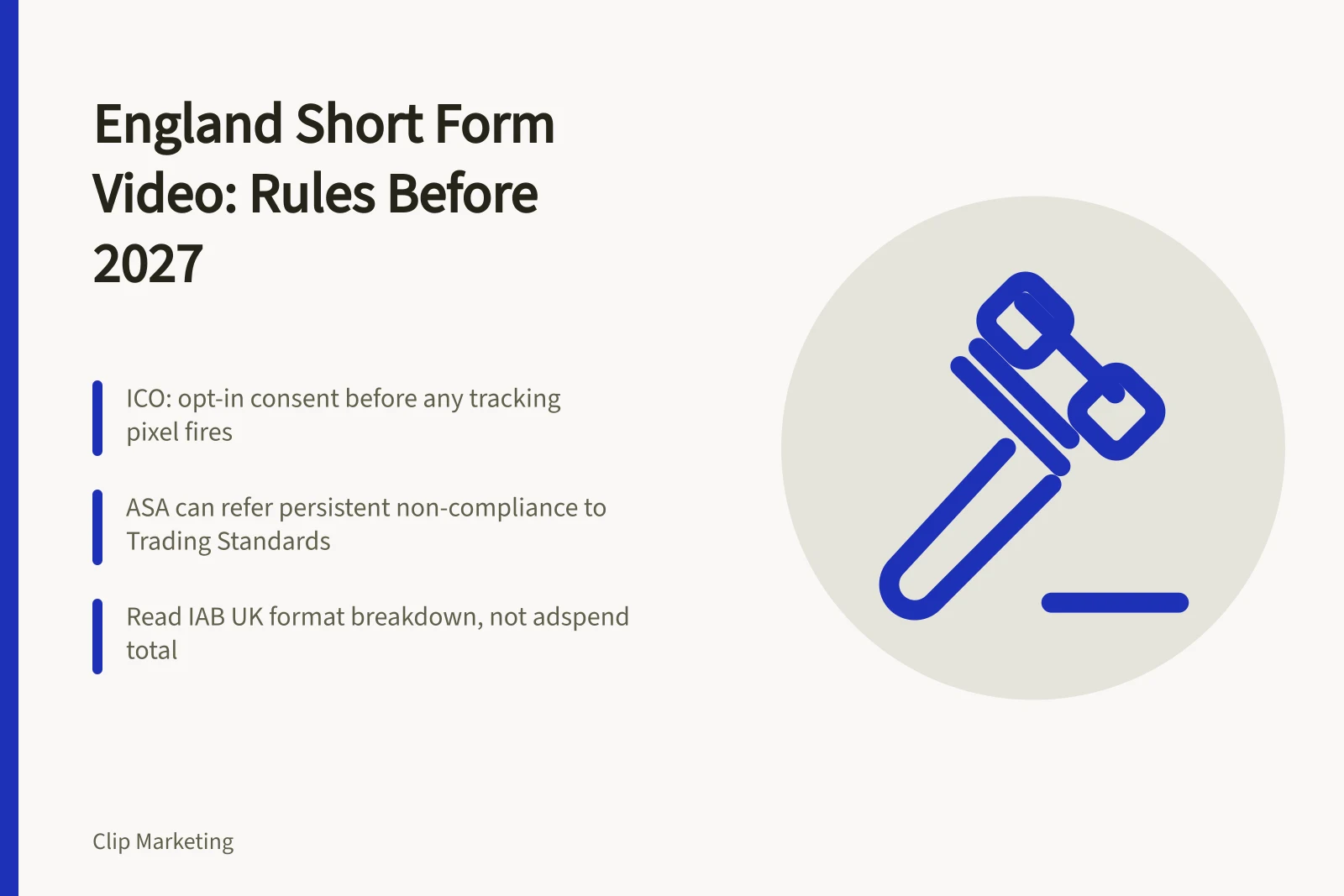 Card on England short form video rules, consent and IAB UK adspend data