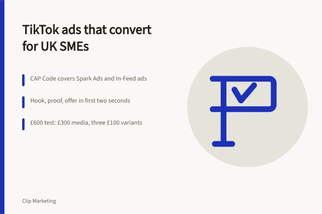 Card on planning TikTok short-form video ads for UK SMEs. TikTok short-form video ads for UK SMEs: creative that converts
